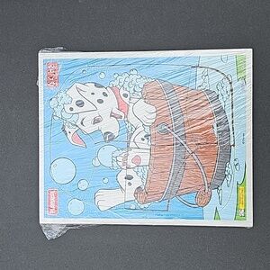 Vintage Playskool Disney 101 Dalmatians 8 Piece Woodboard Puzzle